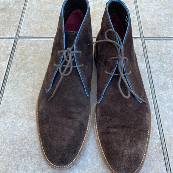 Suitsupply brown suede men boot